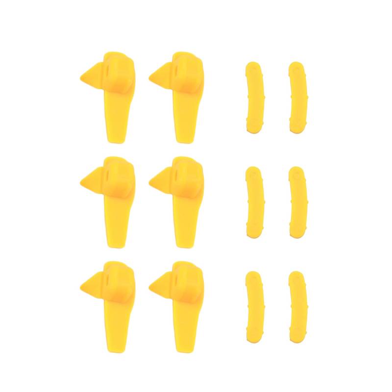 Nettoppo 12Pcs Tire Changer Part Nylon Mount Demount Kopf Duck Head Insert Rim Protector von Nettoppo
