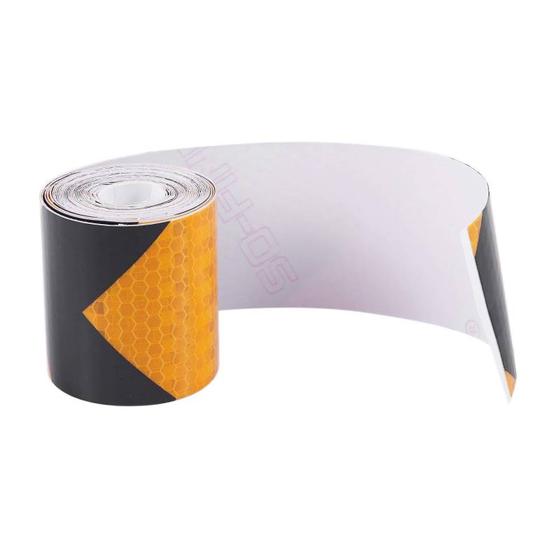 Nettoppo 2 X10 Fuß 3 Meter Reflektierende Sicherheits Warn Band Streifen Aufkleber Schwarz Gelb von Nettoppo
