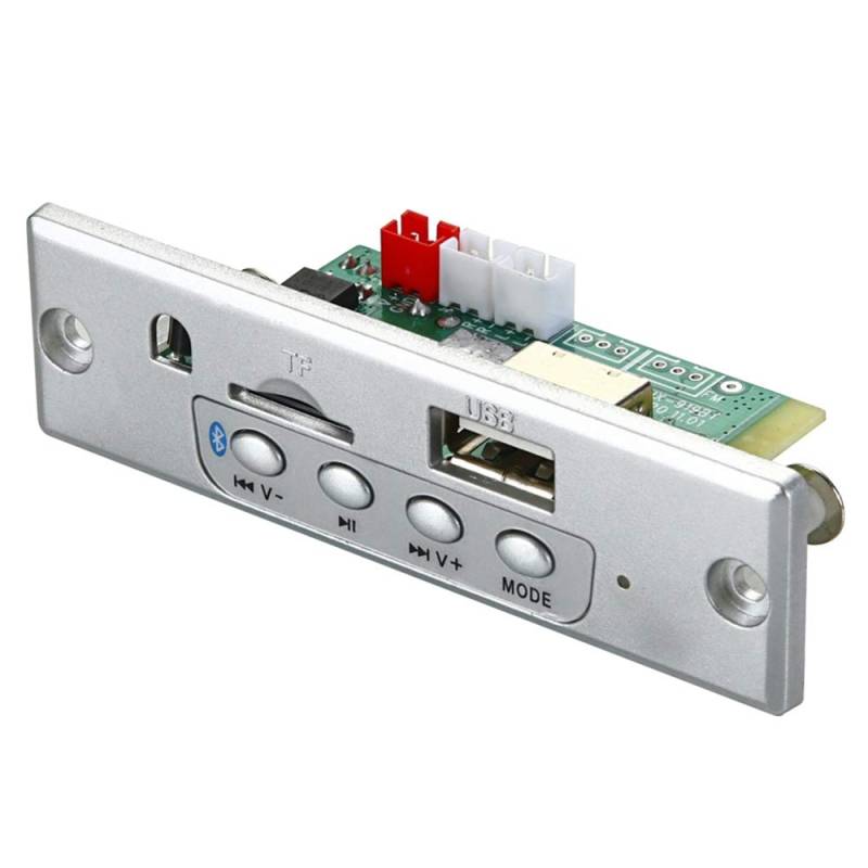 Nettoppo 2X25W VerstäRker Mp3 Player Decoder Board 6V-12V Bluetooth 5.0 Auto FM Radio UnterstüTzung Tf USB Aux von Nettoppo