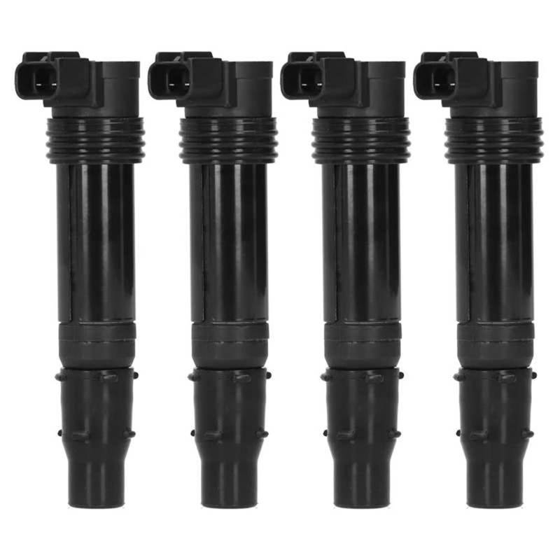 Nettoppo 4 StüCke Motorrad ZüNdspule Stick Fit ZüNdspule für ZX636 ZX6R ZXR9F R9F 636 05-16 F6T570 von Nettoppo