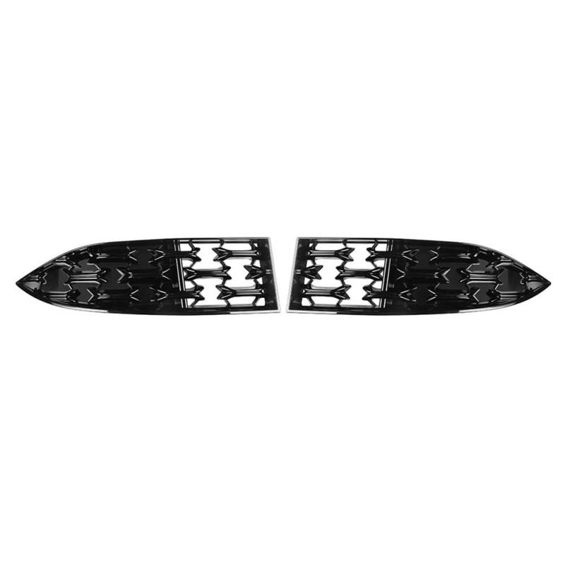 Nettoppo Auto Front Lower Bumper Grille Formabdeckung für CX5-5 2022 + Front Bottom Middle Net Dekoration A von Nettoppo