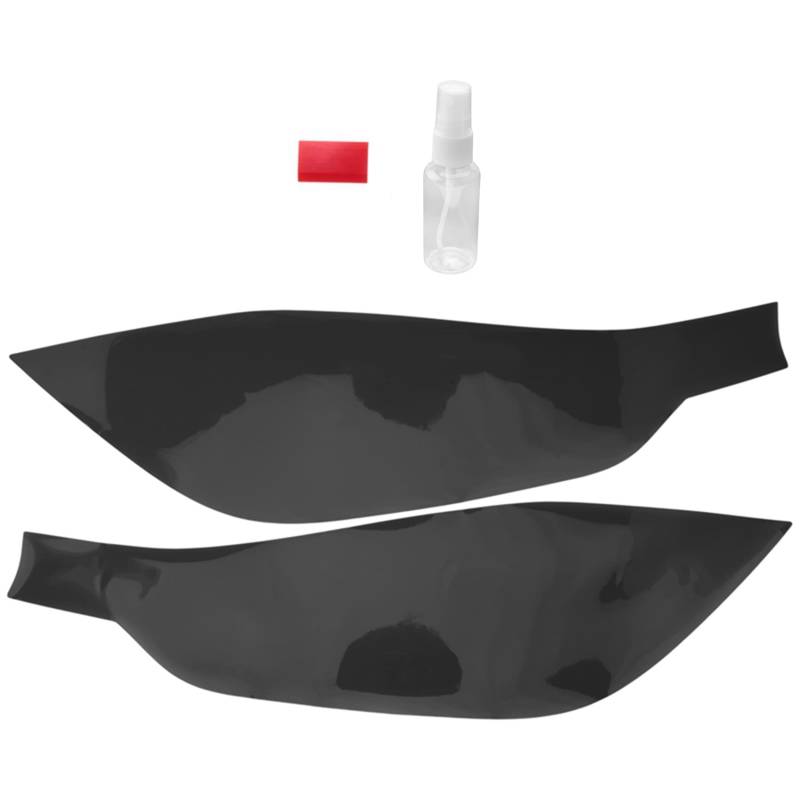 Nettoppo Auto Front Scheinwerfer Abdeckung TPU Schutz Folie FüR 3 Series F30 F31 2013-2019 GeräUchertes Schwarz von Nettoppo