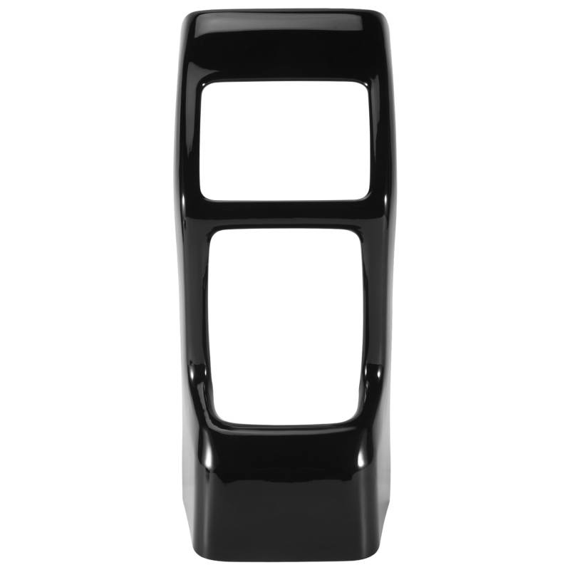 Nettoppo Auto GläNzend Schwarz Hinterer Klimaanlage Luft Auslass Rahmen Anti Treten Panel Abdeckung Verkleidung für Vezel -V 2021 2022 von Nettoppo