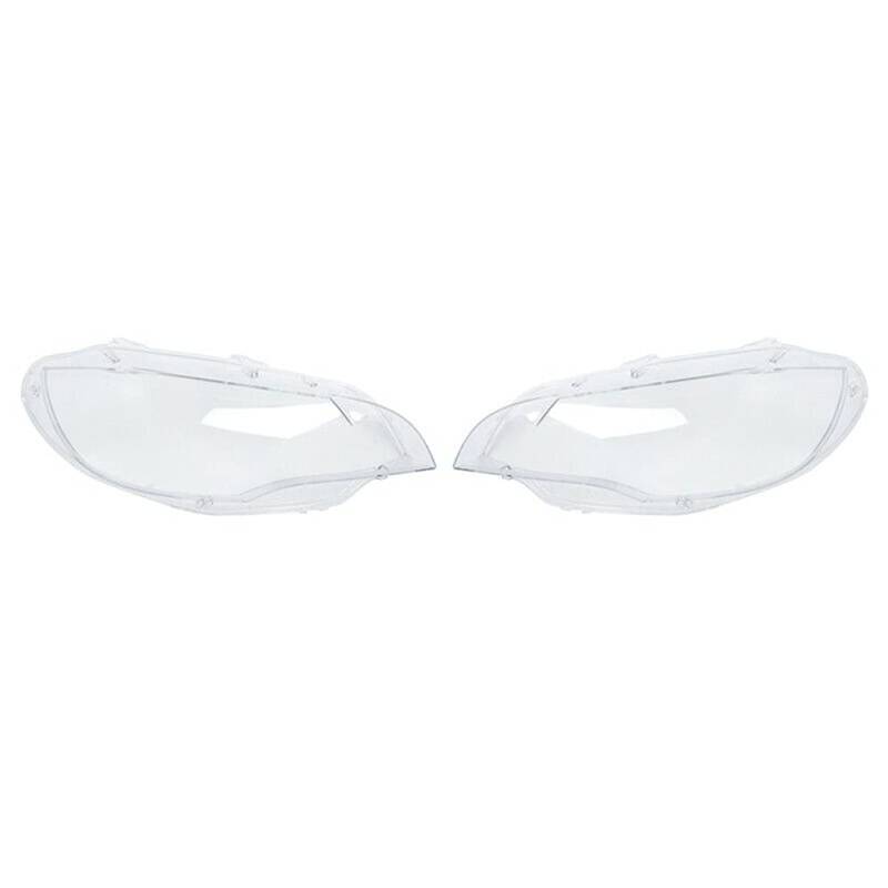 Nettoppo Auto Scheinwerfer Abdeckung Glas Scheinwerfer Lampe Xenon Objektiv HüLle Abdeckung FüR E71 X6 2008-2014 von Nettoppo