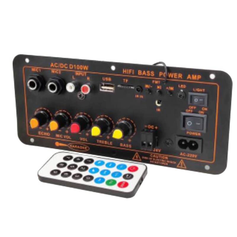 Nettoppo D100 Standard Bluetooth VerstäRkerplatine Auto VerstäRker Motherboard 12V Plug-In 24V VerstäRker EU Stecker von Nettoppo
