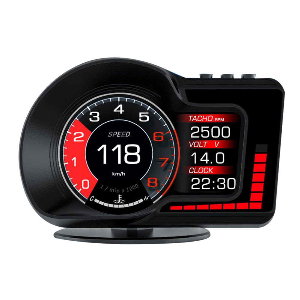 Nettoppo F15 Auto Hud Heads Up Flachbildschirm Display Auto OBD LCD Inspektion Armaturenbrett Tachometer Display Teile Nettoppo F15 Auto Hud Heads Up Flachbildschirm Display Auto OBD LCD Inspektion Armaturenbrett Tachometer Display Teile von Nettoppo