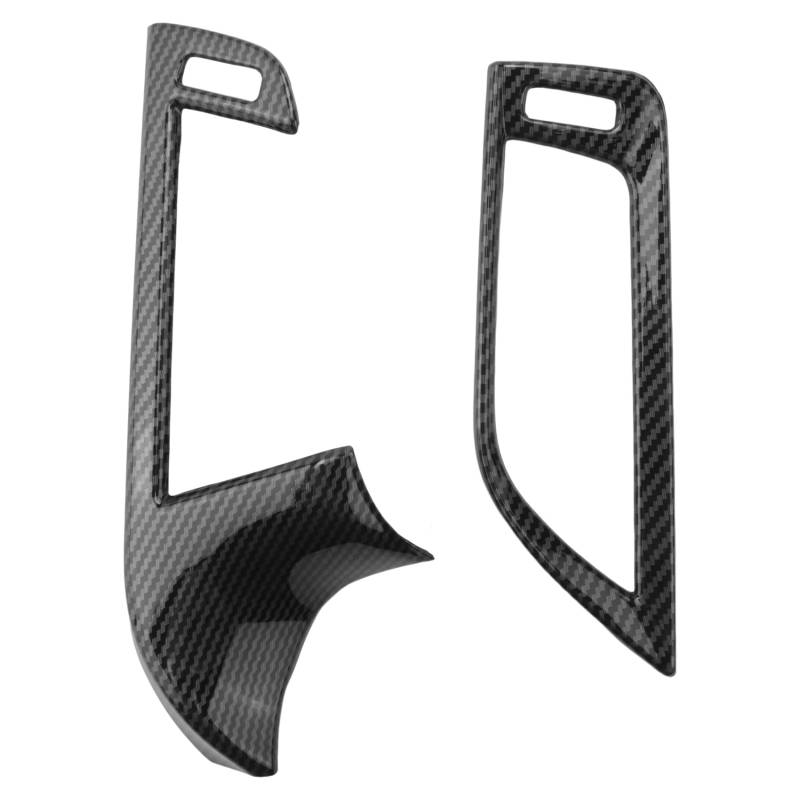 Nettoppo Für 5 Series G30 2018-2022 Kohle Faser Auto Front Dashboard Luft EntlüFten Auslass Abdeckung Trim Rahmen Aufkleber ZubehöR von Nettoppo