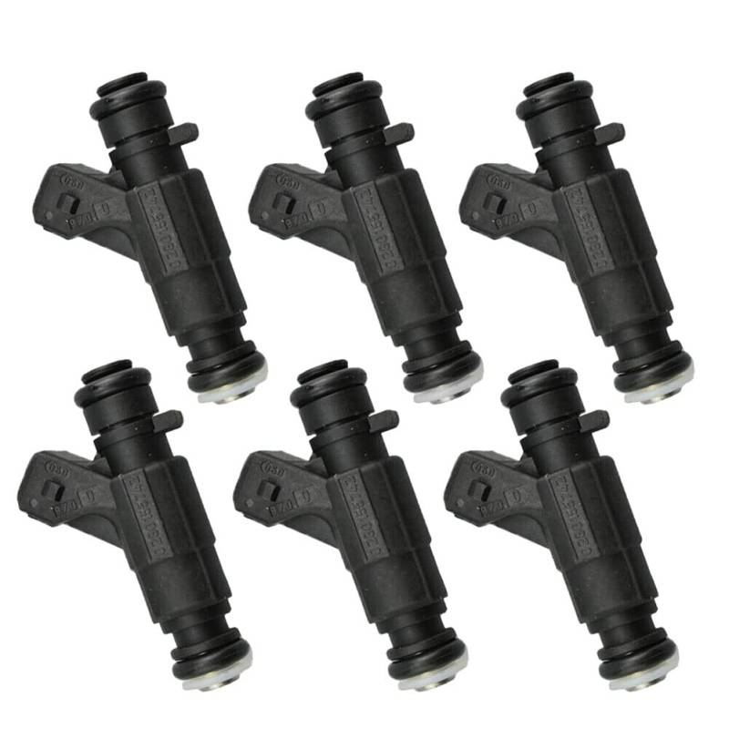 Nettoppo Set mit 6 Treibstoff Einspritz DüSen A1120780049 0280155742 für CLK320 E320 C280 ML320 3.2L 2.8L V6 1998-2000 von Nettoppo
