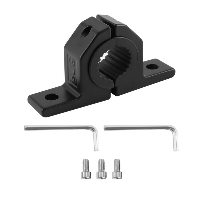 Nettoppo Universelle 2-Teilige Halterung Nebelscheinwerfer Scheinwerferklemmenhalterung 15-30 Mm für Auto-Motorrad-Crash-Bar-Schutz von Nettoppo