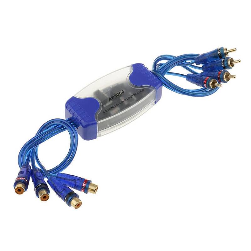 Nettoppo Universeller Noise Sound Eliminator 4-Kanal Ground Loop Isolator Noise Filter für Car Audio Radio Home Stereo System von Nettoppo