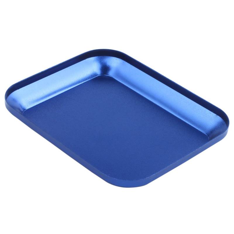 Nettoppo Useful Aluminiumlegierungs-Schrauben-Behälter Mit Magnetauflage Für Rc-Modell-Telefon-Auto-Reparatur-Werkzeug Blau von Nettoppo