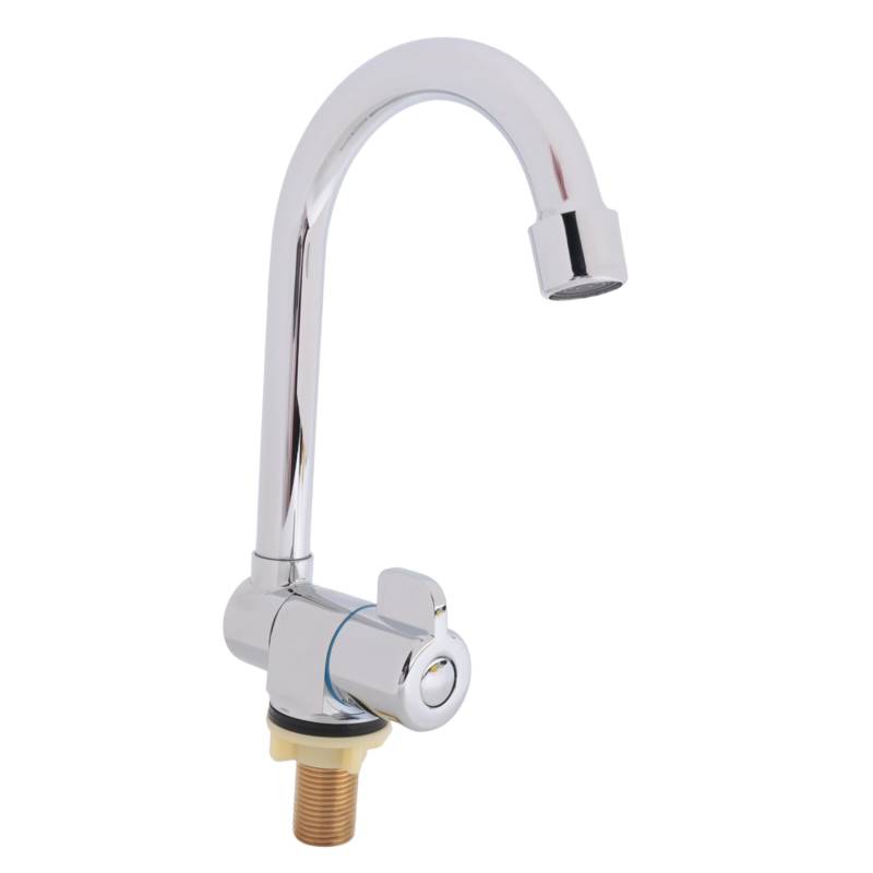 Nettoppo Wohnwagen Boot 360 Grad Drehung Kupfer Becken Wasser Falten Kaltes Wasser Wasser KüChe für RV Marine Boot Deck von Nettoppo