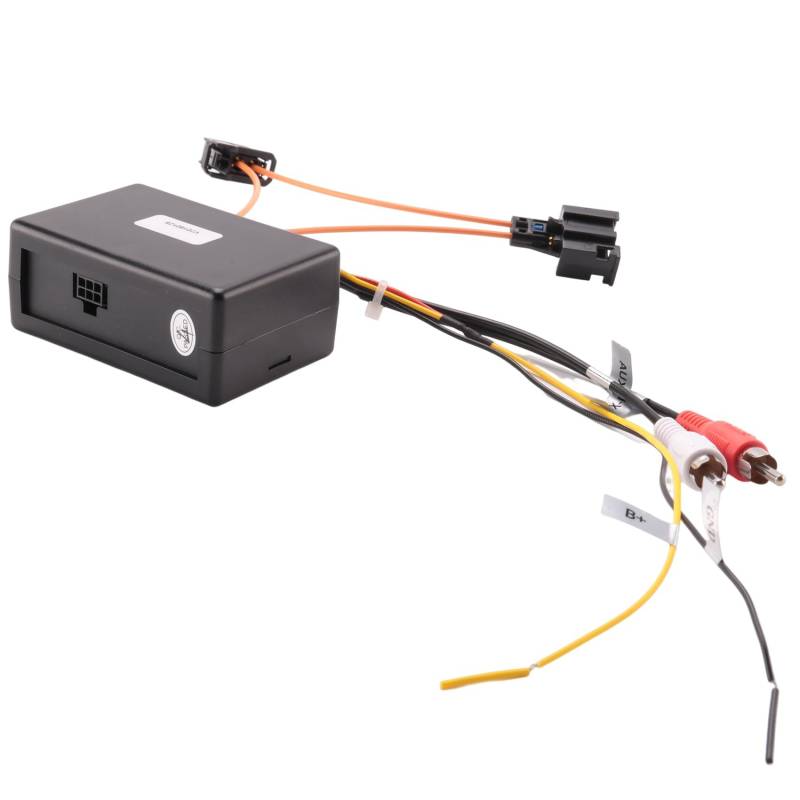 Nettoppo für A6 A7 A8 05-09 AUX Auto Glas Faser Decoder Box VerstäRker Adapter von Nettoppo