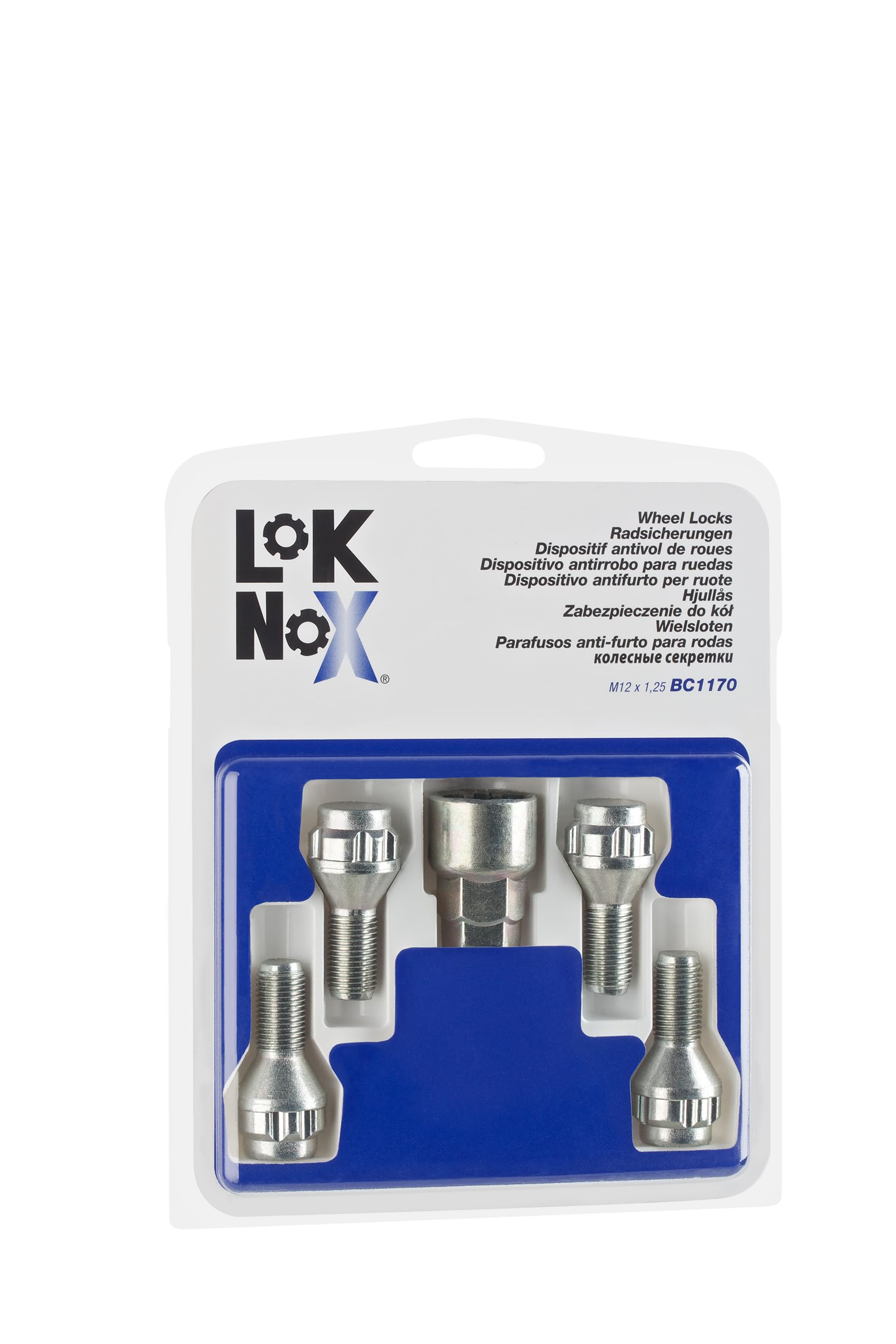 BC1170 Raddiebstahlsicherungsbolzen M12x1,25, Kegelsitz, Schaftlänge 24,1mm, Schlüsselweite 17mm /19mm BC1170 Raddiebstahlsicherungsbolzen M12x1,25, Kegelsitz, Schaftlänge 24,1mm, Schlüsselweite 17mm /19mm von Lampa