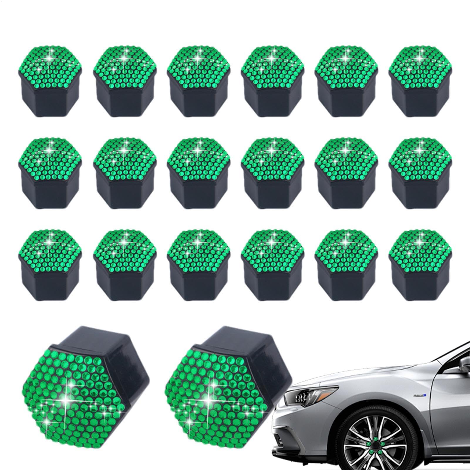 NevPuose Autoreifen-Ventilkappen, Reifenventilschaftkappen - Dekorative Kappen Reifenkappen 20 Stück,Kratzfeste Schaftabdeckungen, universelle Reifenventilkappen für SUVs, LKWs, Motorräder, Autos NevPuose Autoreifen-Ventilkappen, Reifenventilschaftkappen - Dekorative Kappen Reifenkappen 20 Stück,Kratzfeste Schaftabdeckungen, universelle Reifenventilkappen für SUVs, LKWs, Motorräder, Autos von NevPuose