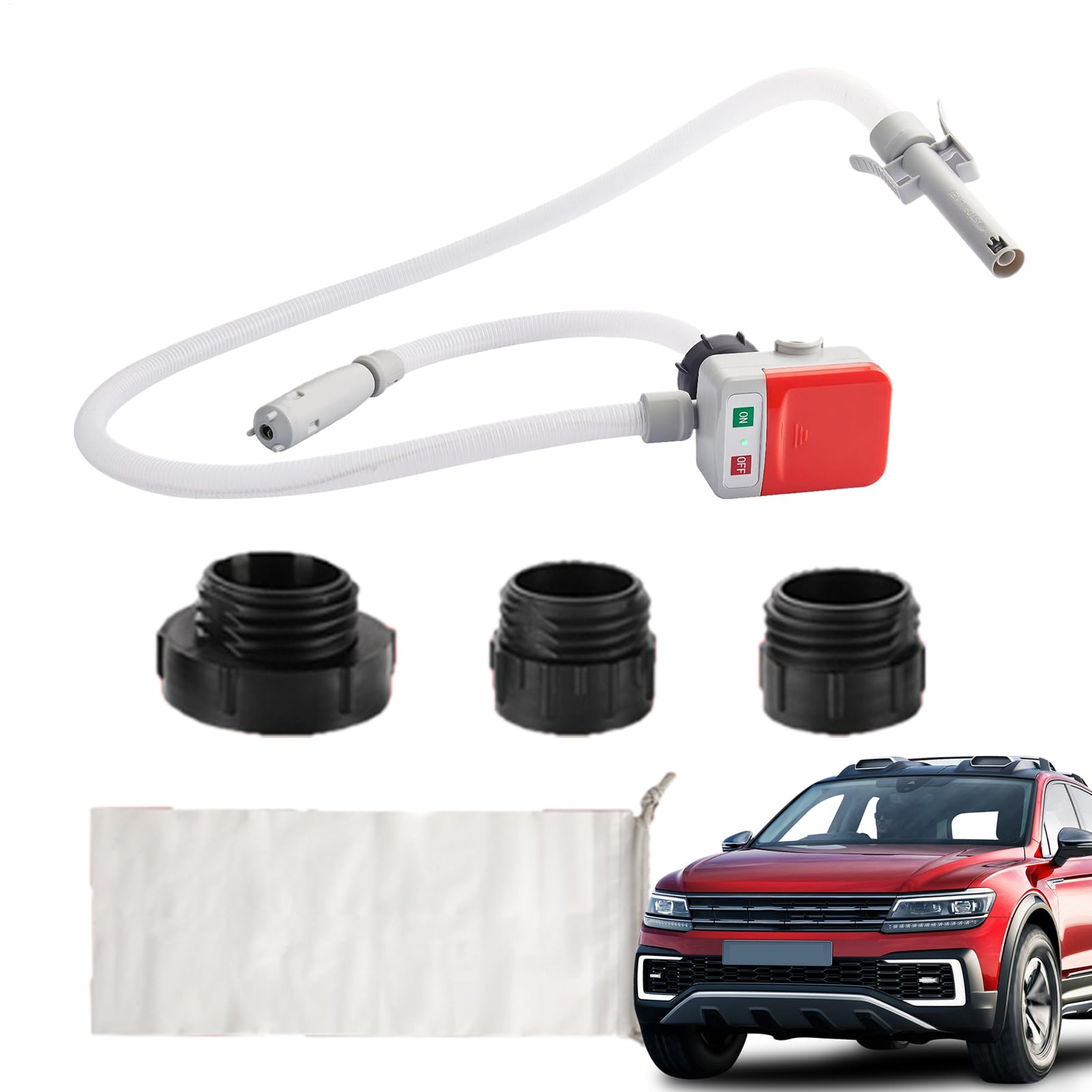 NevPuose Öl Transfer Pumpe | Flüssigkeitspumpe | Batteriebetriebene Transfervorrichtung mit Überfüllschutz, Extra Langem Schlauch & Auto-Stopp-Sensor für Motoren NevPuose Öl Transfer Pumpe | Flüssigkeitspumpe | Batteriebetriebene Transfervorrichtung mit Überfüllschutz, Extra Langem Schlauch & Auto-Stopp-Sensor für Motoren von NevPuose