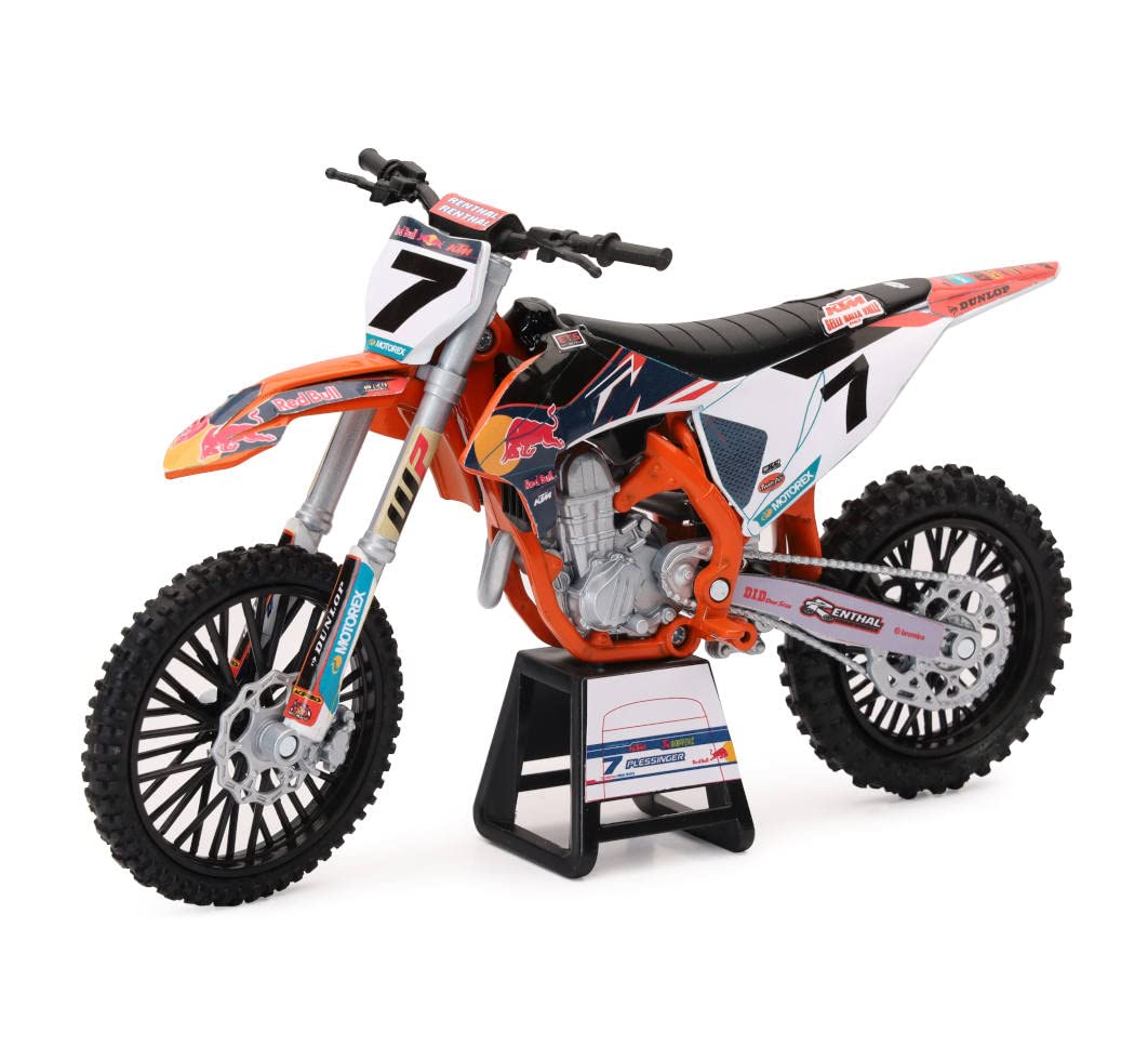 Miniatuur 1:12 KTM Red Bull 450 DX-F A. Plessinger Miniatuur 1:12 KTM Red Bull 450 DX-F A. Plessinger von NewRay