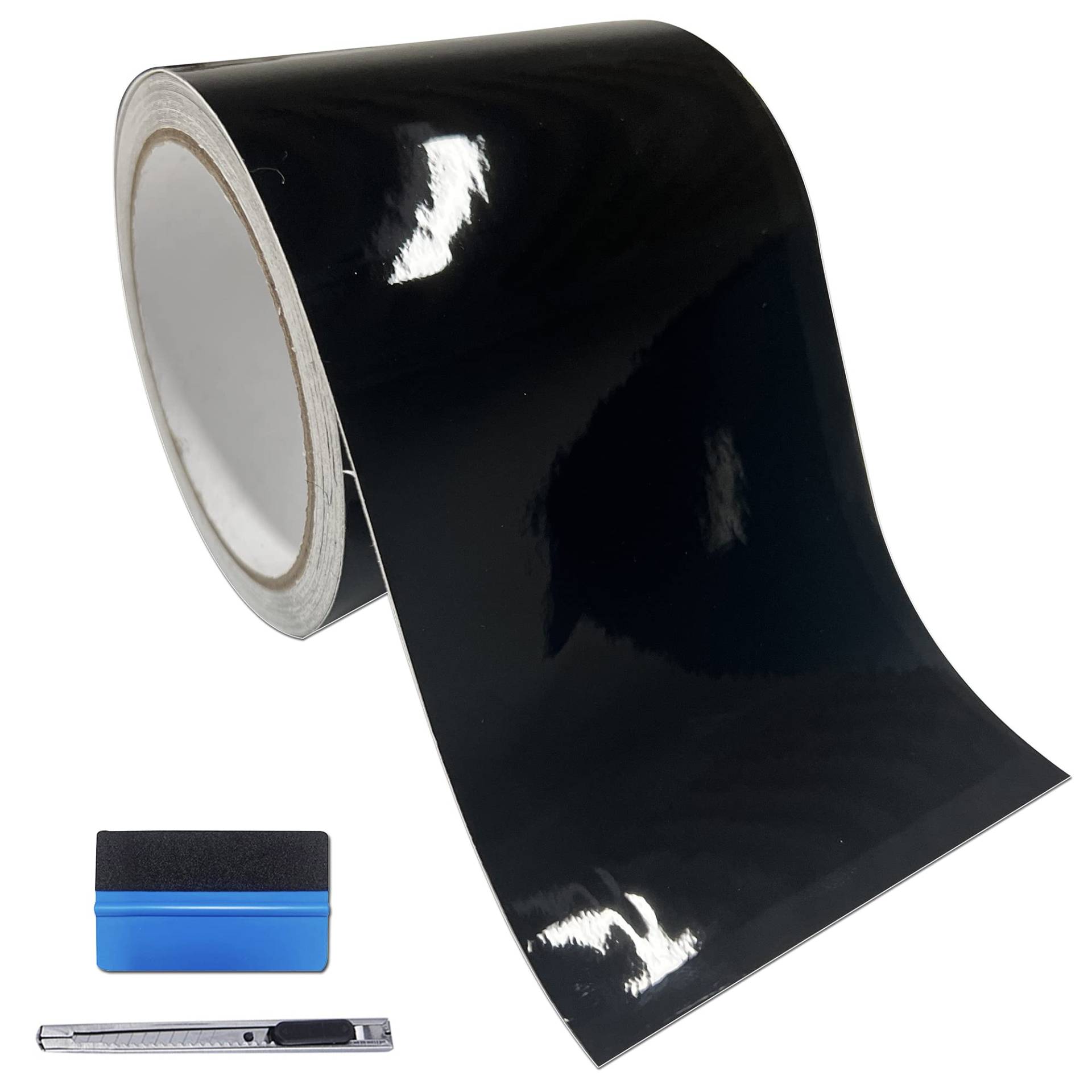 NewL Autofolie Schwarz Glänzend 7.5CMx900CM Selbstklebend für Auto Motorrad Fenster Kfz Chromleisten Folierung NewL Autofolie Schwarz Glänzend 7.5CMx900CM Selbstklebend für Auto Motorrad Fenster Kfz Chromleisten Folierung von NewL
