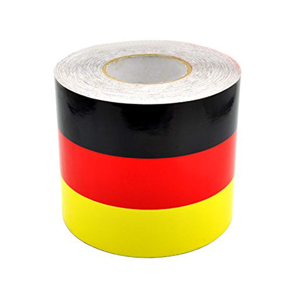 NewL 15 cm x 250 cm breiter Streifen-Aufkleber für Deutschland-Flagge von NewL