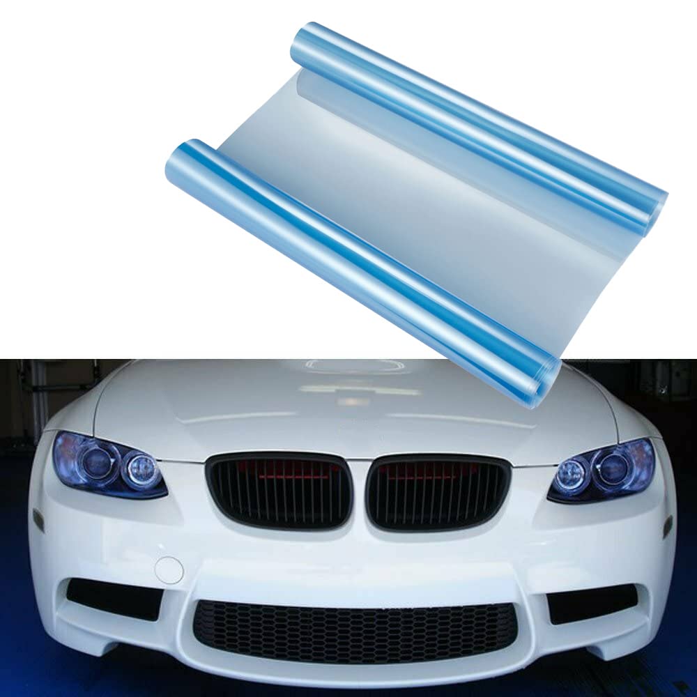 NewL 40 cm x 152 cm extra breit selbstklebende Auto-Auto-Tönung Scheinwerfer Rücklicht Nebelscheinwerfer Vinyl Rauchfolie Bogen Aufkleber Abdeckung (hellblau) von NewL