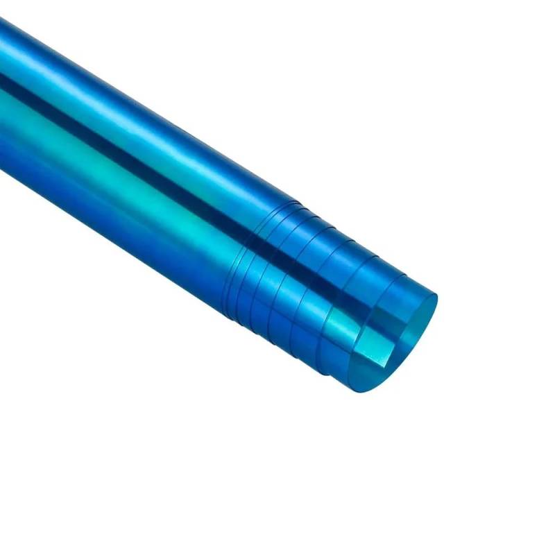NEWL Selbstklebende Auto-Tönung, Chrom, Chamäleon-Scheinwerfer, Rücklicht, Nebelscheinwerfer, Vinyl, 30,5 x 121,9 cm (Chamäleon-Blau) von NewL