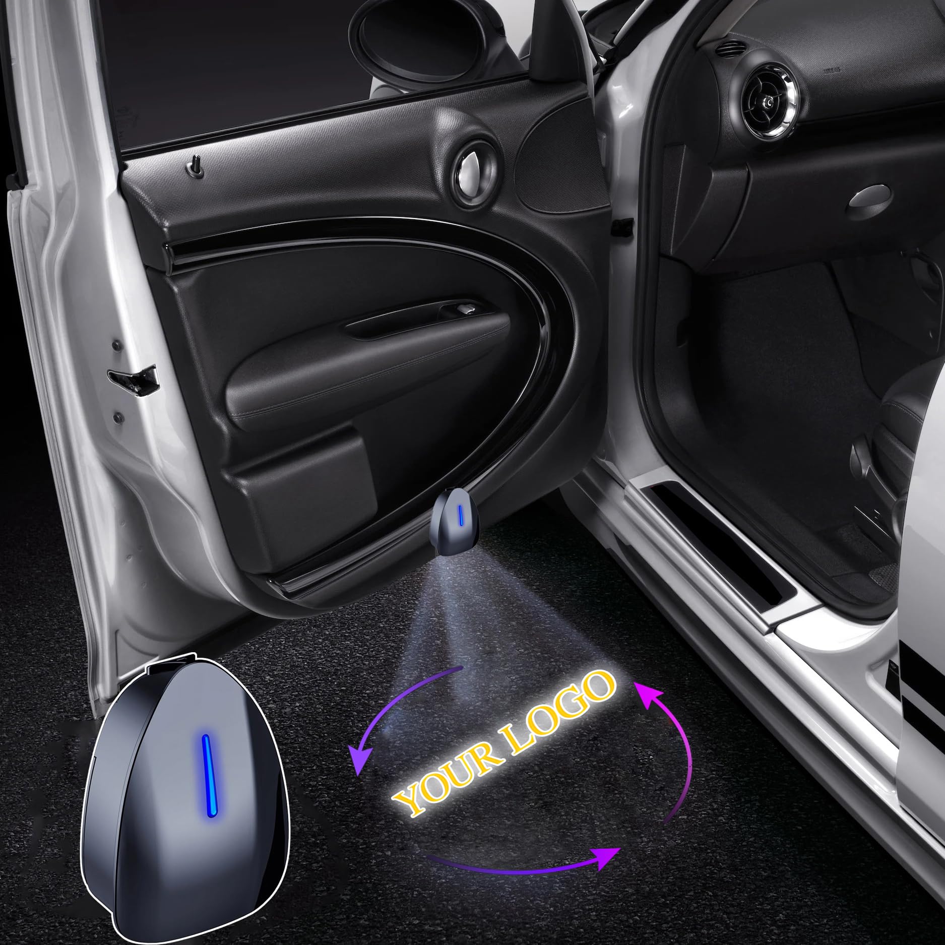 NewL Verbessertes individuelles Logo Autotürstufe mit freundlicher Genehmigung Willkommen dynamisch rotierende Willkommenslicht – 4 NewL Verbessertes individuelles Logo Autotürstufe mit freundlicher Genehmigung Willkommen dynamisch rotierende Willkommenslicht – 4 von NewL