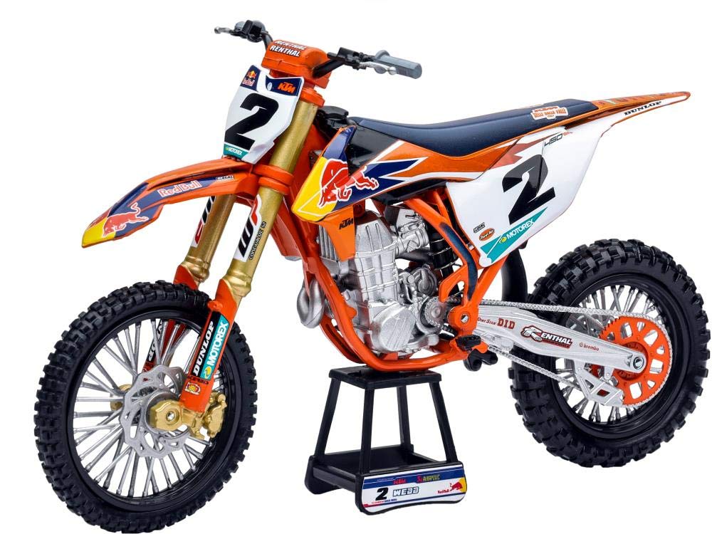 New Ray 1:10 Red Bull KTM 450 SX-F Cooper Webb 2 Spielzeug Modell New Ray 1:10 Red Bull KTM 450 SX-F Cooper Webb 2 Spielzeug Modell von NewRay