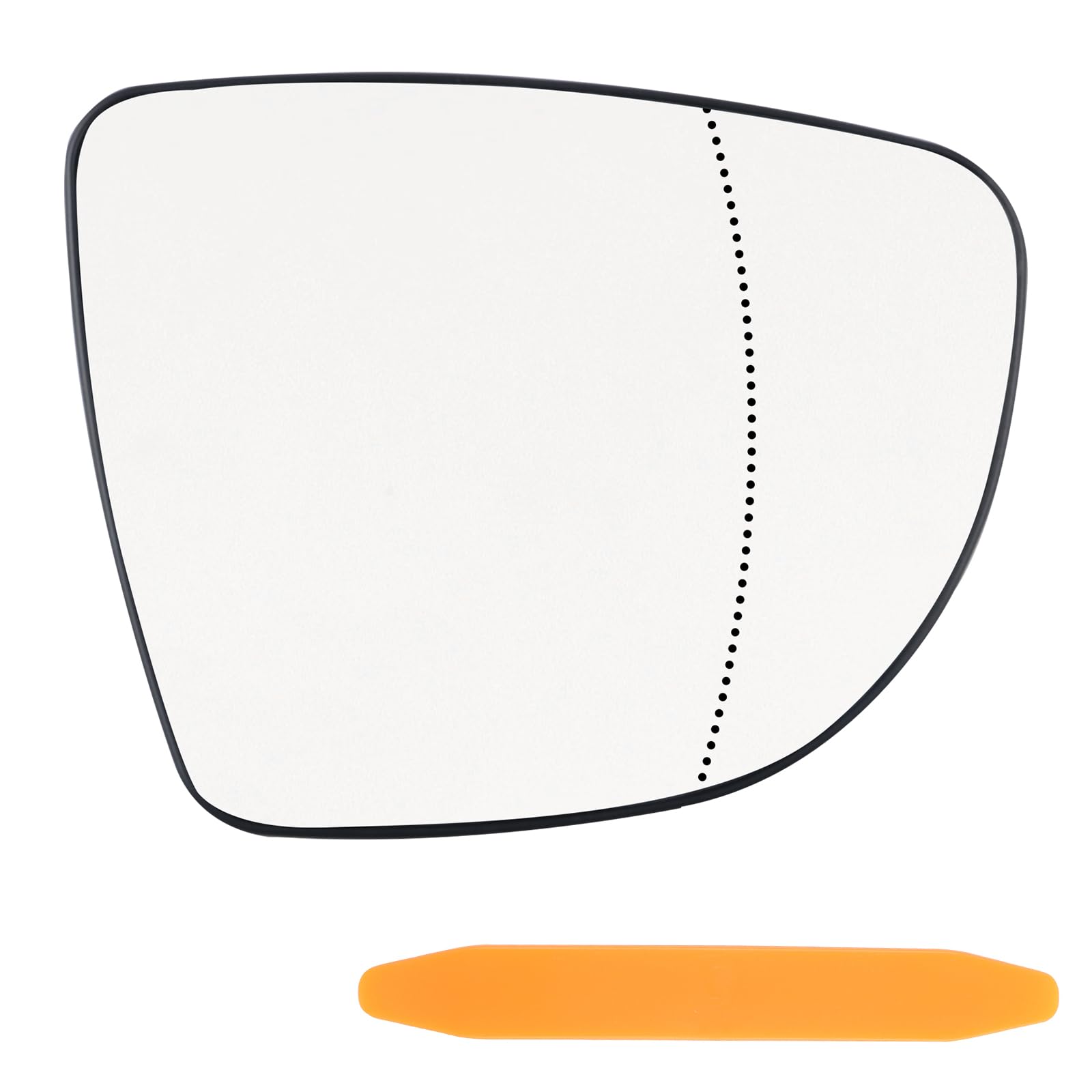 NewZC Spiegelglas Rechts Seitenspiegel Glas Beheizbar Asphärisch Auto Außenspiegel Glas Ersatz für Ren-ault Clio 4 2012-2019/Captur 2013-2020/Zoe 2012-2020 mit Hebelwerkzeug Kunststoff von NewZC