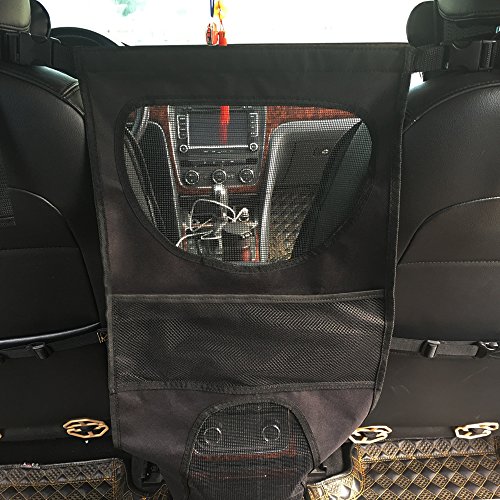 Newmeil Hunde Rücksitz Barriere Hundenetz für Autoreise sicherheit Stabil Robust 37*72cm von Newmeil