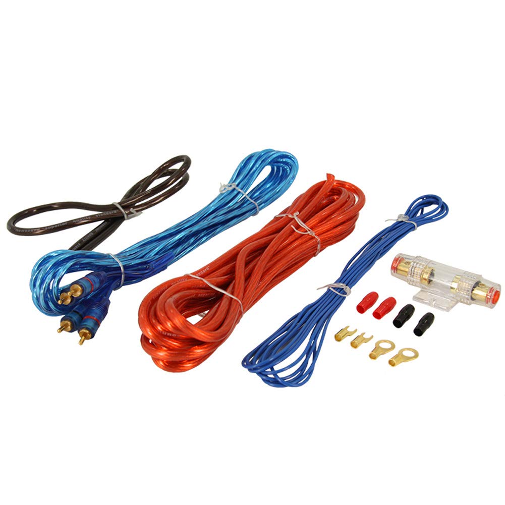 Kabelset für Verstärker, Anschluss-Set, Kabelsatz AWG 8 von AUTO-STYLE