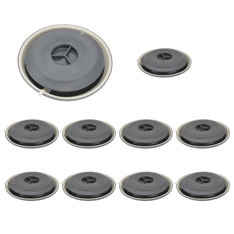 Newyuan 10 Stück Grommet Unterbodenschutz, Wasserdichte Gummistopfen, N90964902 Kompatibel mit VW Seat Skoda Unterbodenschutz Ersatzradabdeckung von Newyuan