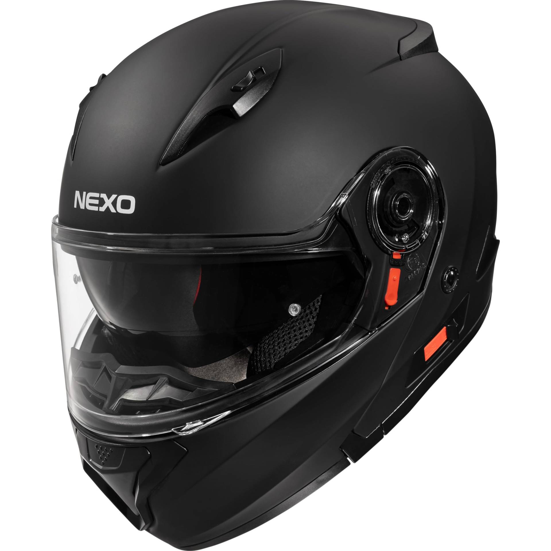 Nexo Klapphelm Basic III - Thermoplast - 1.700g - Inkl. Sonnenblende Mattschwarz M Nexo Klapphelm Basic III - Thermoplast - 1.700g - Inkl. Sonnenblende Mattschwarz M von Nexo