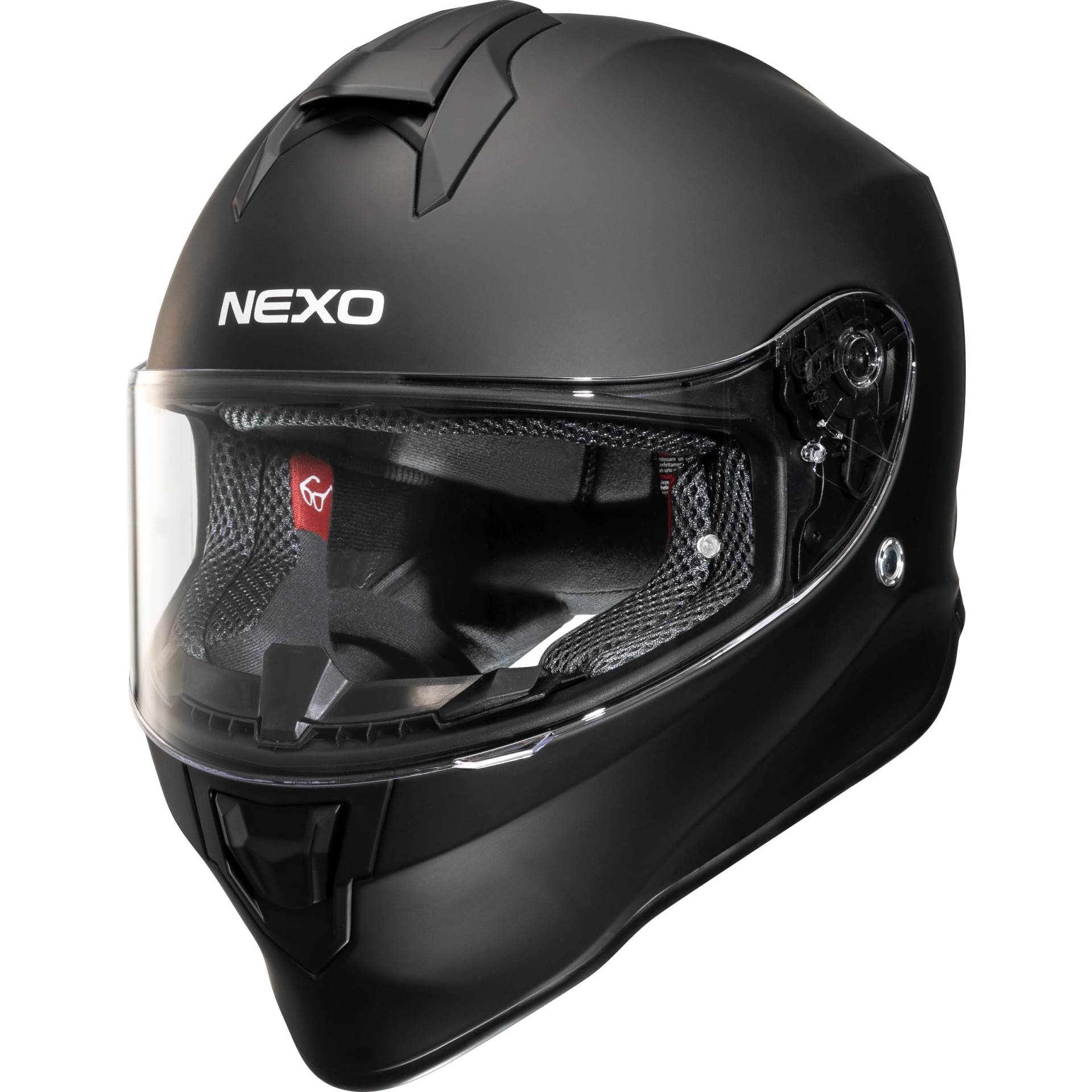 Nexo Integralhelm Basic III – Thermoplast – 1600g – ECE 22/06 – Klar Visier Mattschwarz XL Nexo Integralhelm Basic III – Thermoplast – 1600g – ECE 22/06 – Klar Visier Mattschwarz XL von Nexo