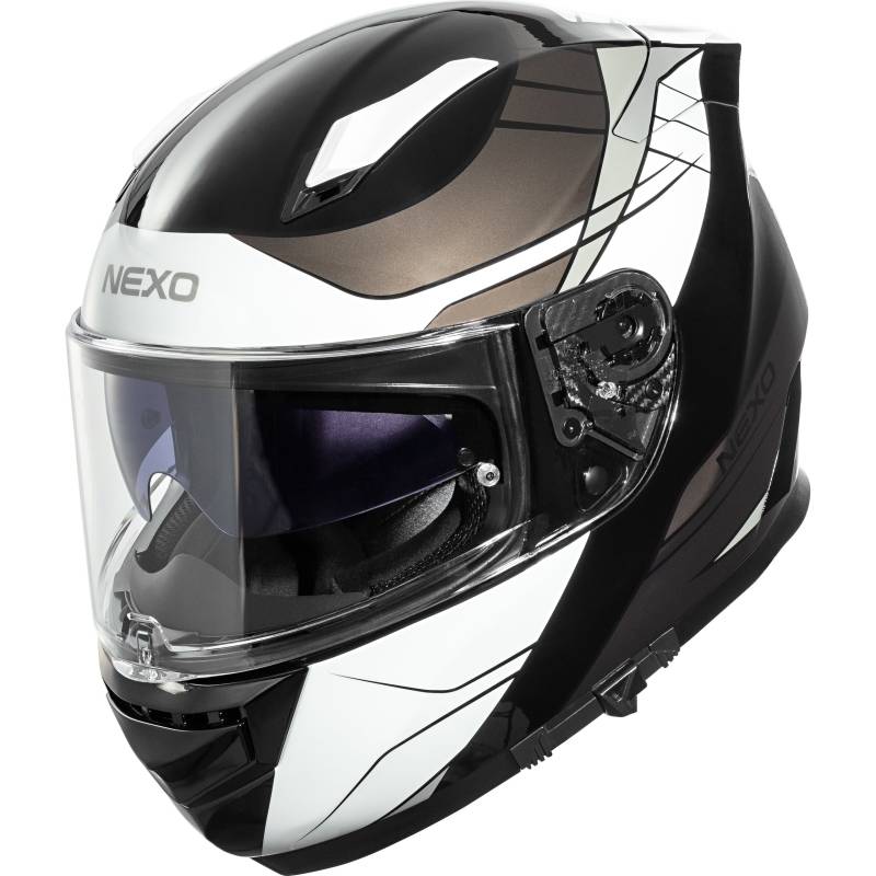 Nexo Integralhelm Fiberglas Sport III Silber Dekor XL von Nexo