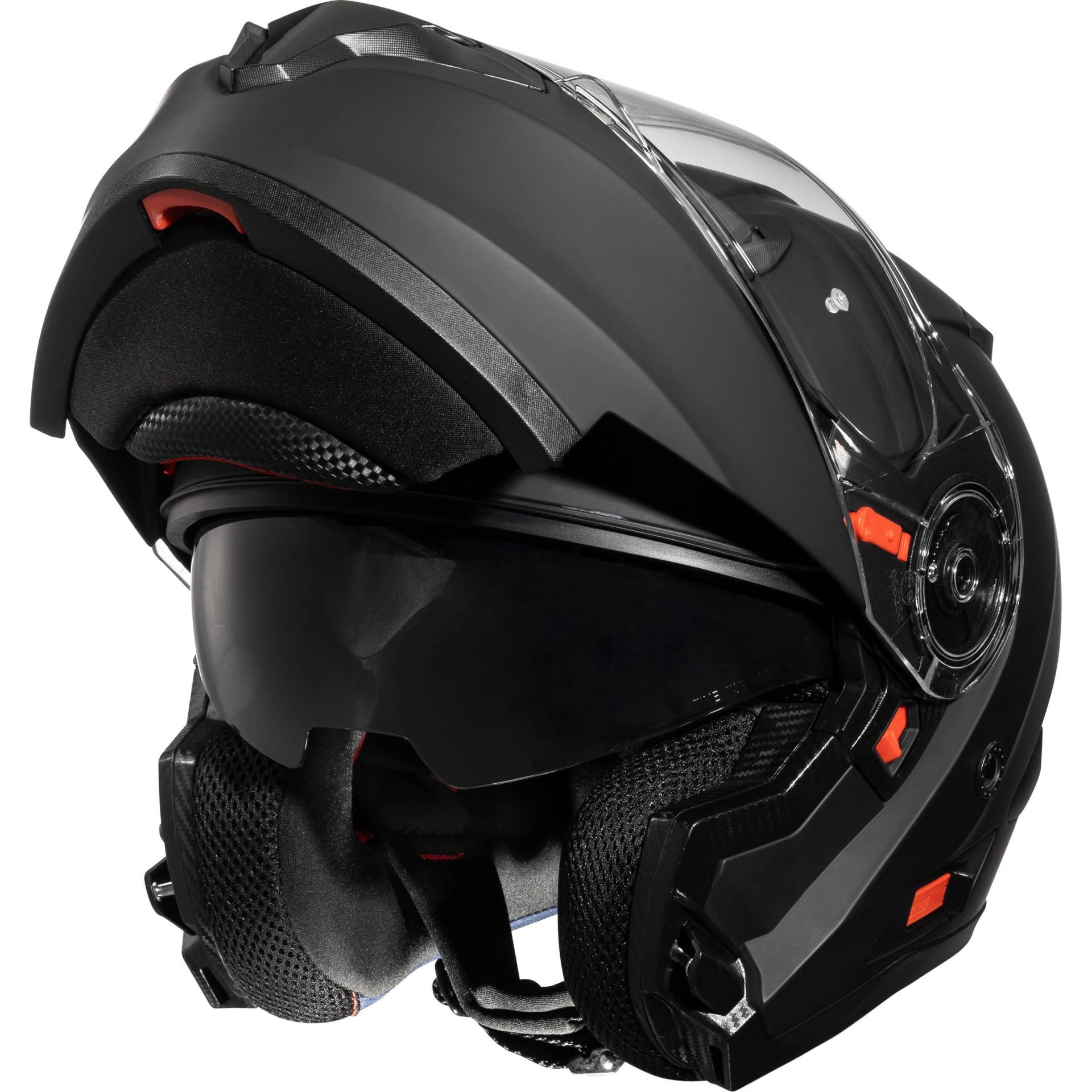Nexo Klapphelm Basic III - Thermoplast - 1.700g - Inkl. Sonnenblende Mattschwarz XXL Nexo Klapphelm Basic III - Thermoplast - 1.700g - Inkl. Sonnenblende Mattschwarz XXL von Nexo