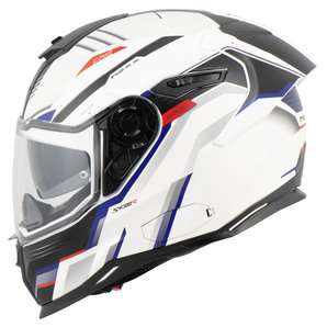 Nexx SX.100 R Gridline Weiss Matt Schwarz Blau Rot von Nexx