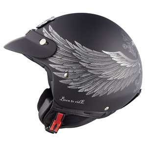 Nexx SX.60 Eagle Rider Jethelm Schwarz Matt von Nexx