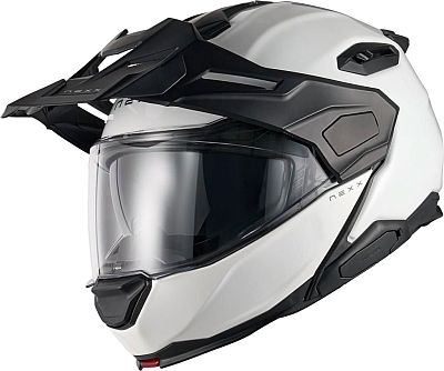 Nexx X.Lifecountry Plain, Klapphelm - Weiß - XXL von Nexx