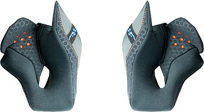 Nexx X.WED3 Pro, Wangenpolster - Blau/Hellgrau/Orange - M von Nexx
