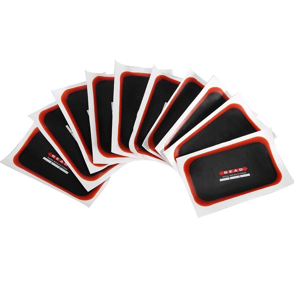Niady Flickzeug Fahrrad Fahrradreifen Kit Patche FlickenAuto Motorrad Universal Radialreifen Reifen Reparatur Patch 10 StüCk 80 * 130mm Niady Flickzeug Fahrrad Fahrradreifen Kit Patche FlickenAuto Motorrad Universal Radialreifen Reifen Reparatur Patch 10 StüCk 80 * 130mm von Niady