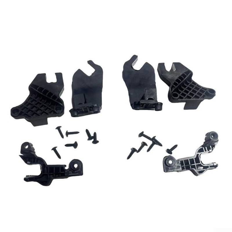 Niceminiwall Scheinwerfer-Reparatur-Set vorne links rechts, kompatibel mit A6 C7 2011-2017, Ersatzteile OEM 4G0998121A 4G0998122A, Schwarz von Niceminiwall