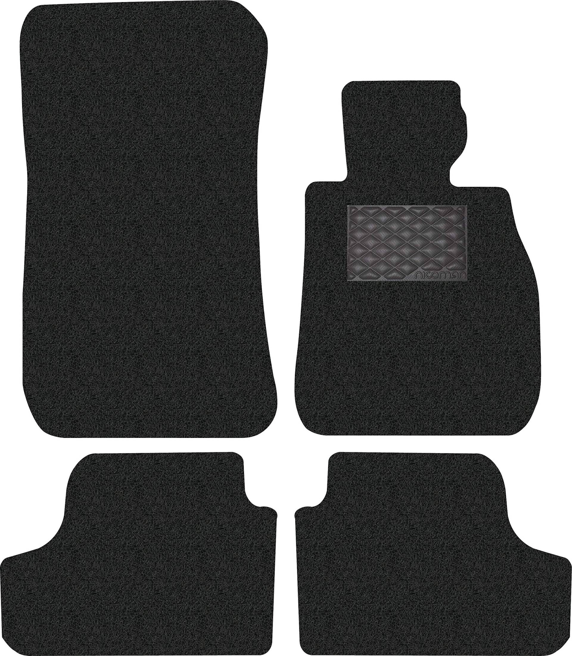 Nicoman Spaghetti Allwetter-Fußmatten, passgenau, passend für 3er-Serie Cabriolet E93 Baujahr 2007–2012, vollständiges Set, Schwarz, 4-teilig Nicoman Spaghetti Allwetter-Fußmatten, passgenau, passend für 3er-Serie Cabriolet E93 Baujahr 2007–2012, vollständiges Set, Schwarz, 4-teilig von Nicoman