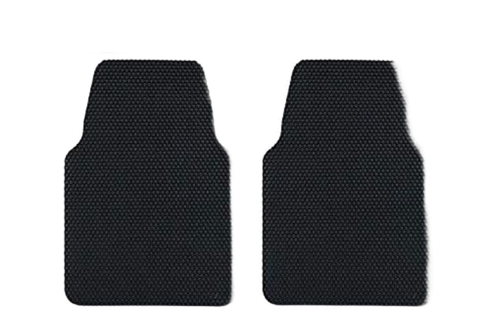 Nicoman Universal Hex Dirt Catcher Anti-Slip All-Season Car Floor Mat(Black, Front Set 2pcs), Large Size von Nicoman