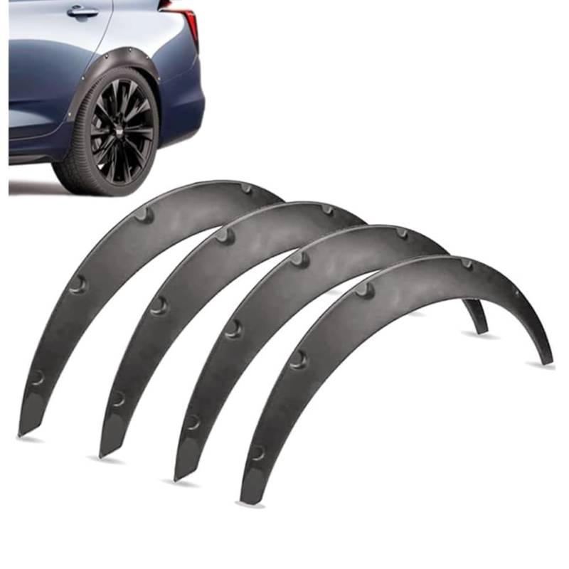 Nicoone 4Pcs Auto kotflügelverbreiterungen,80cm Universal Verbreiterung Kotflügel,Kotflügel Fender Flares Bögen Rad Augenbraue Protector von Nicoone