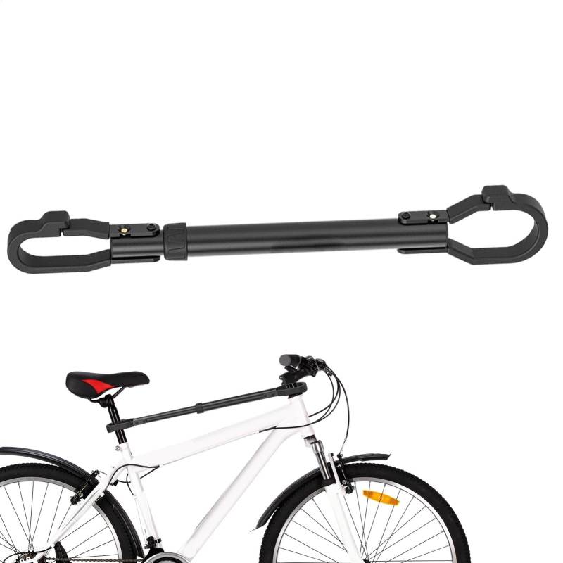 Fahrrad Oberrohr Querstange Rahmen, Fahrraddachträger Für Den Transport, Legierungstahl Verstellbarer Dachregalfahrradhalterung, Motorradlenkanleiter, Schleppstäbe Oberes Rohr von Niesel