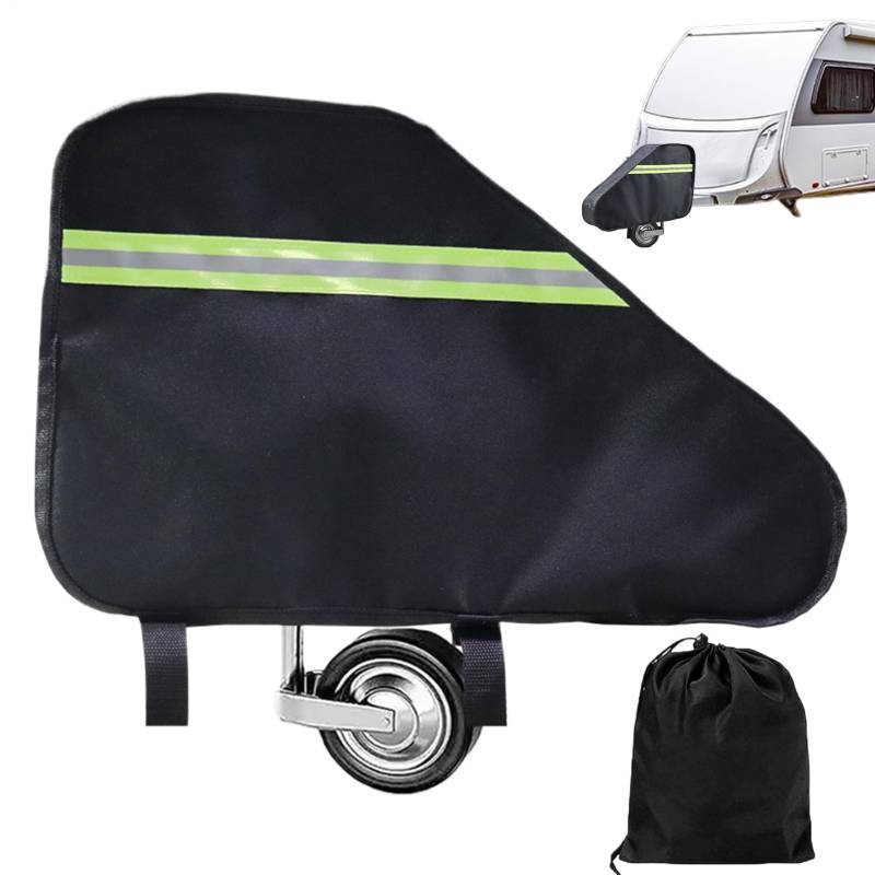 Niesel Abdeckung für Anhängerkupplung, Abdeckung für Anhängerkupplung, wasserdicht, winddicht, atmungsaktiv, 600D-Oxford-Tuch, Schirm für Wohnmobil, Anhängerkupplungsschloss von Niesel