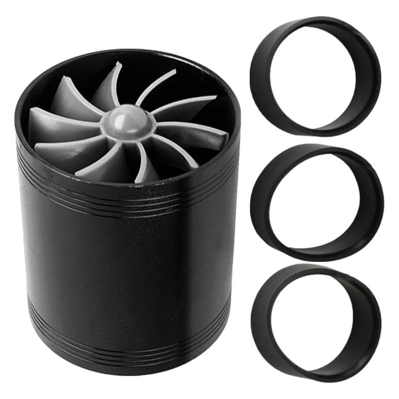 Niesel Auto-Lufteinlass-Turbolader, Luft-Turbo-Teile, Motoreinlass-Turbo-Ladegerät, Aluminium-Doppelventilator-Motor-Turbolader, energiesparender Automobil-Ersatz für Auto von Niesel