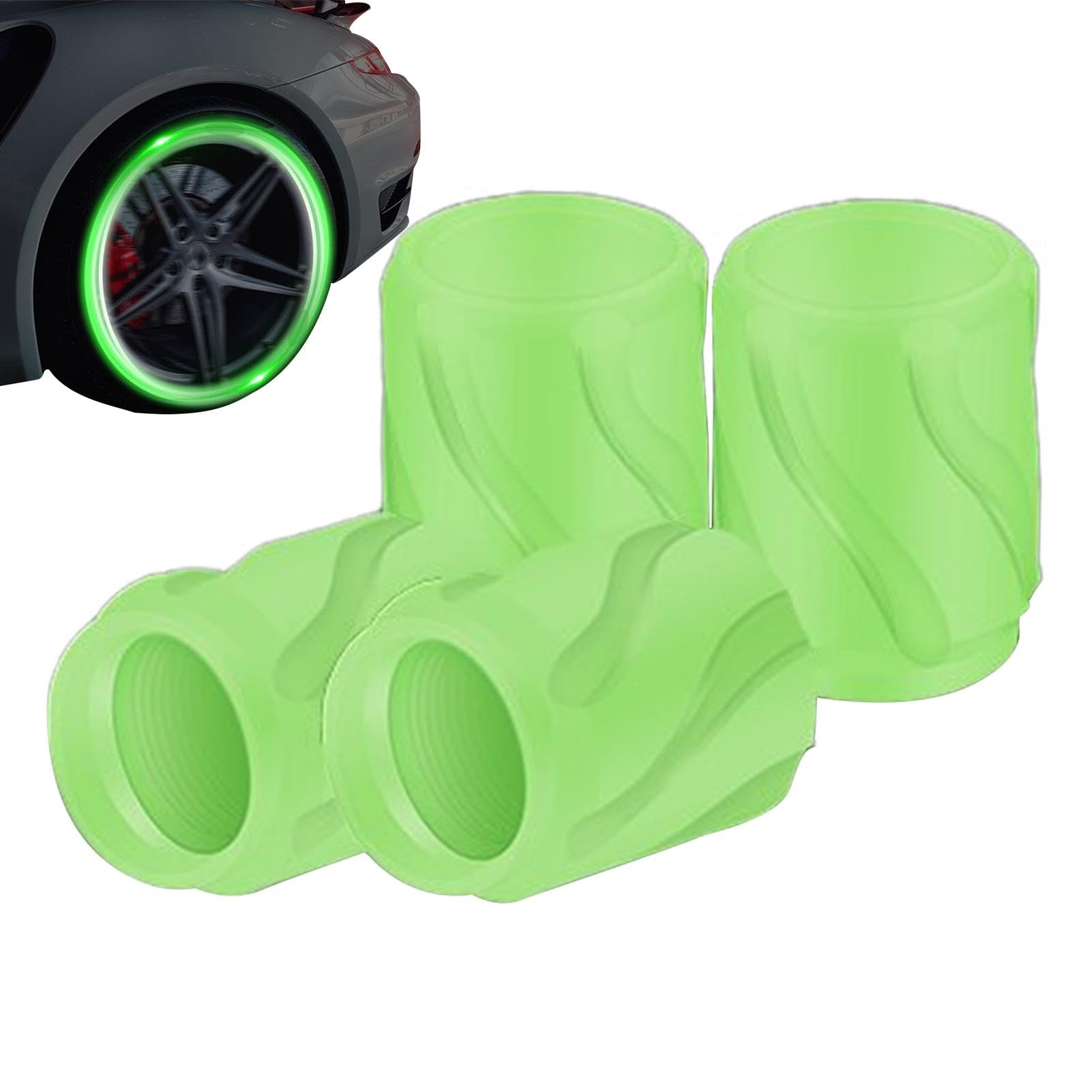 Niesel Fluoreszierende Reifenventilkappe, Motorrad-Glühen, 4 x Reifenventilkappen, Reifenluftkappen, Dekoration, Zubehör, Reiten, Fahrradzubehör für Motorräder und Fahrräder Niesel Fluoreszierende Reifenventilkappe, Motorrad-Glühen, 4 x Reifenventilkappen, Reifenluftkappen, Dekoration, Zubehör, Reiten, Fahrradzubehör für Motorräder und Fahrräder von Niesel