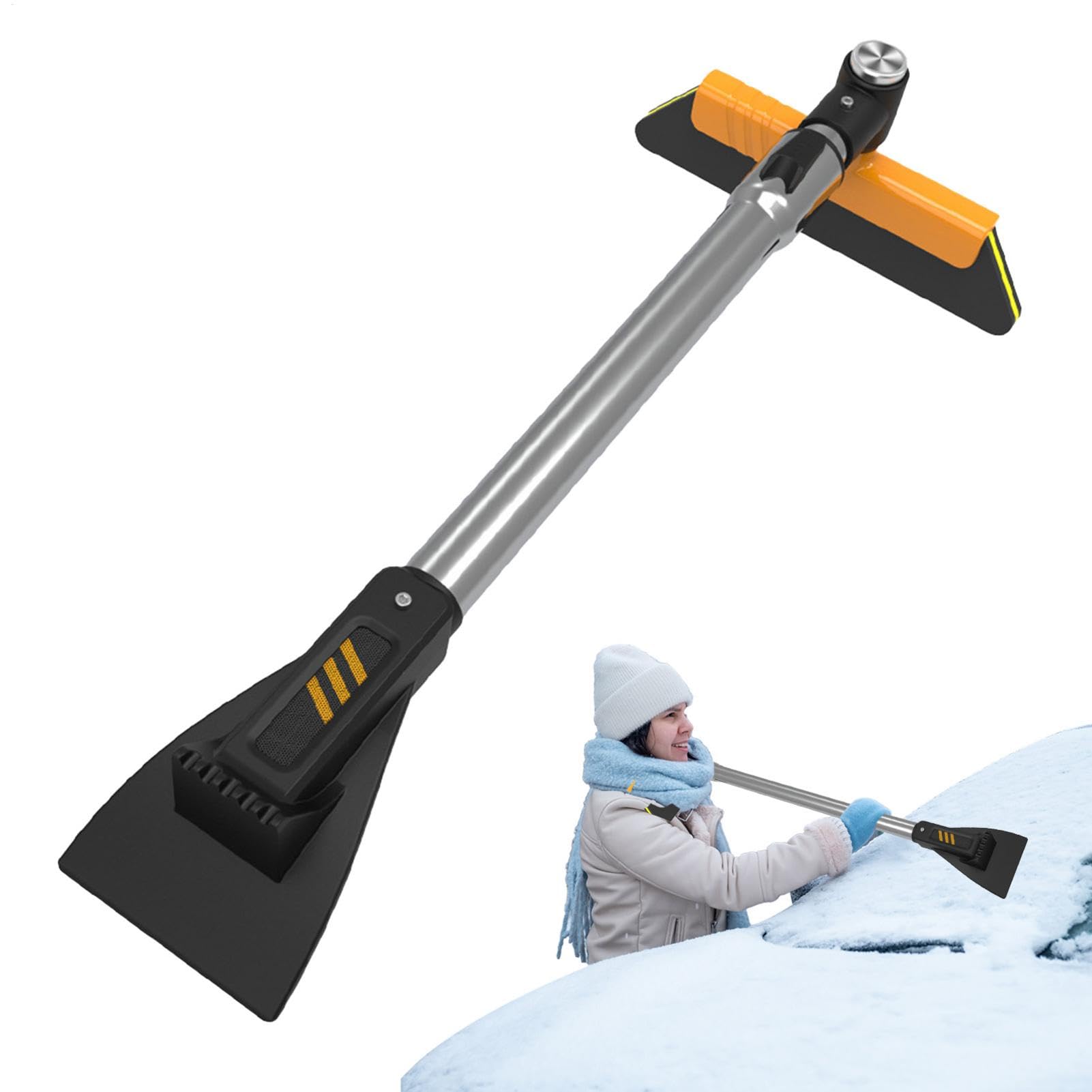 Schneebürste und Eiskratzer für Windschutzscheibe, ausziehbarer Eiskratzer und Schneebürste, Kratz- und Schneeentfernungswerkzeug, verstellbare Ebenen, Winterschneeräumungswerkzeuge Schneebürste und Eiskratzer für Windschutzscheibe, ausziehbarer Eiskratzer und Schneebürste, Kratz- und Schneeentfernungswerkzeug, verstellbare Ebenen, Winterschneeräumungswerkzeuge von Niesel