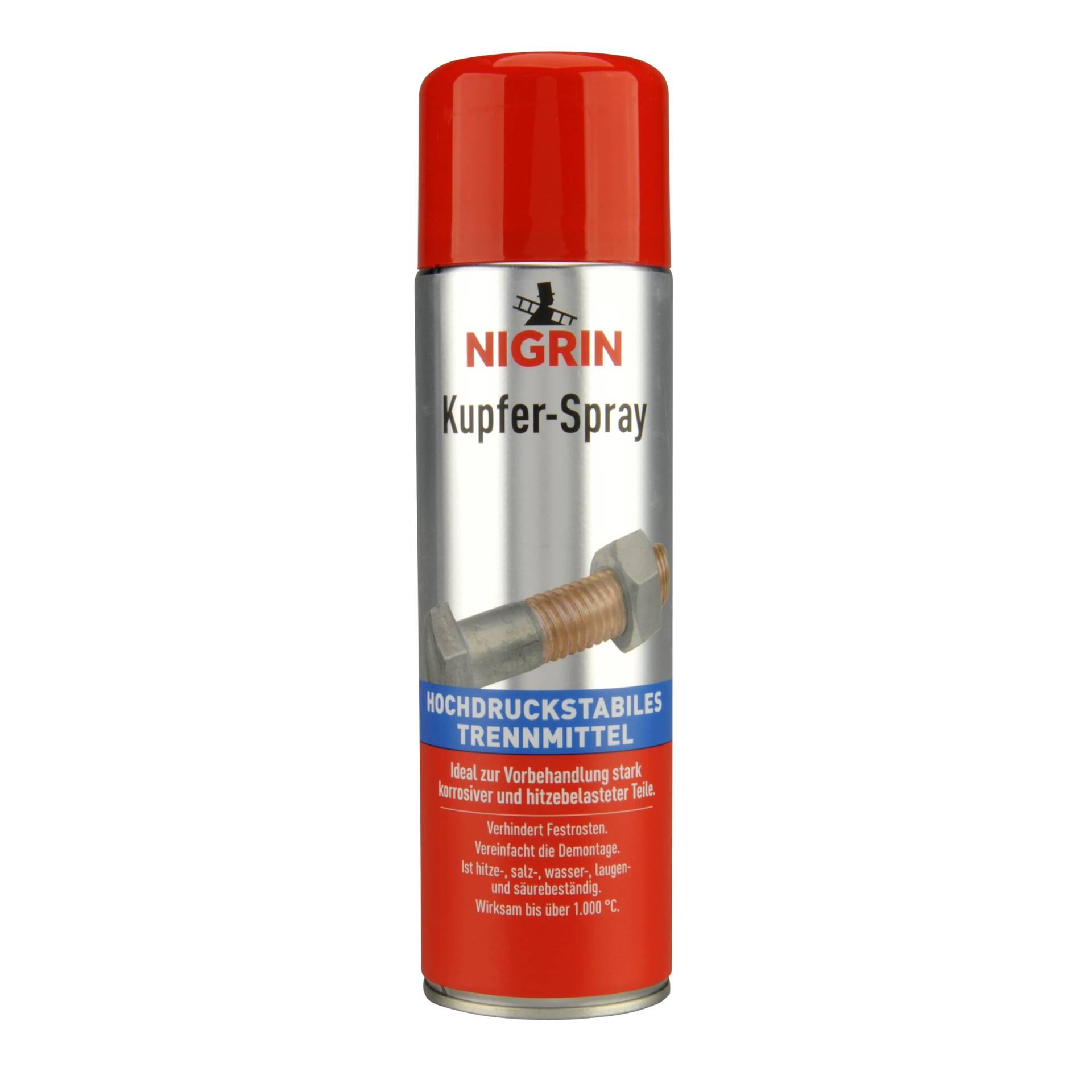 NIGRIN RepairTec Kupferspray, vereinfacht die Demontage, Trennmittel, 500 ml von NIGRIN